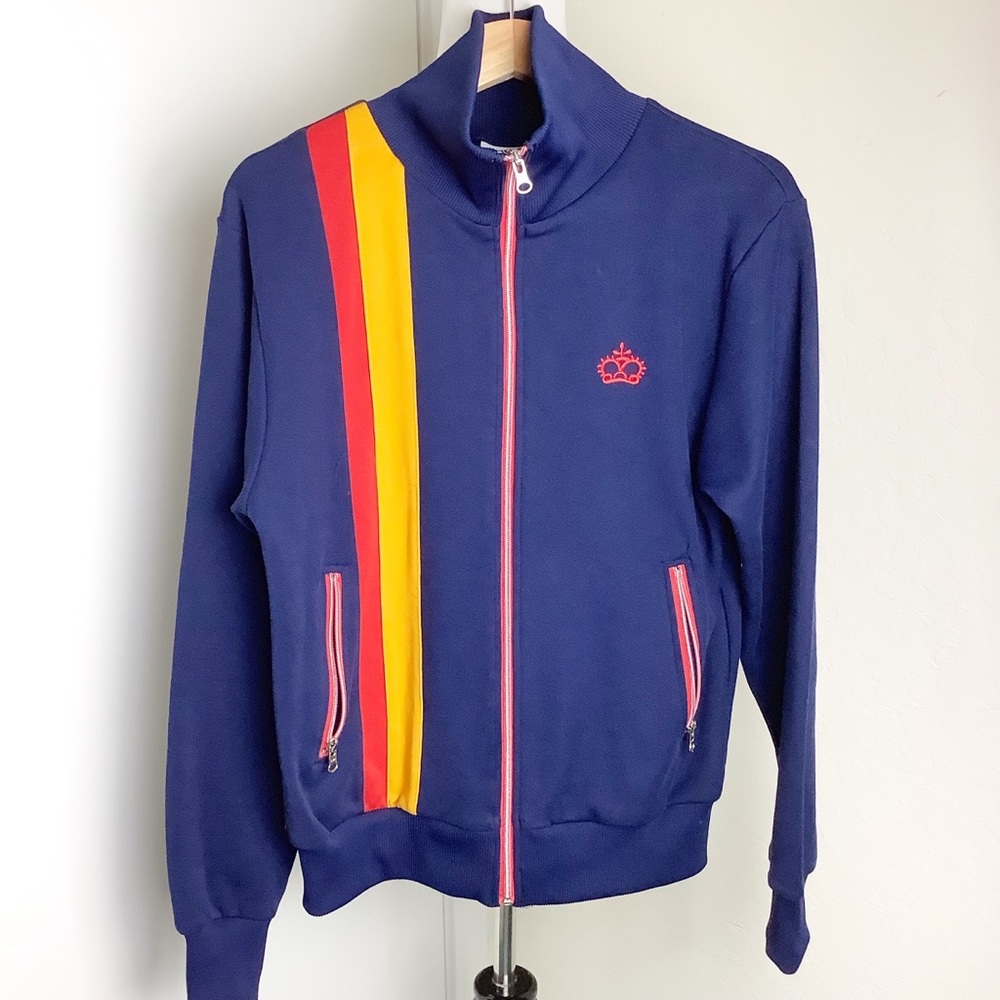 Ace Brand Retro Full Zip Track Jacket Small